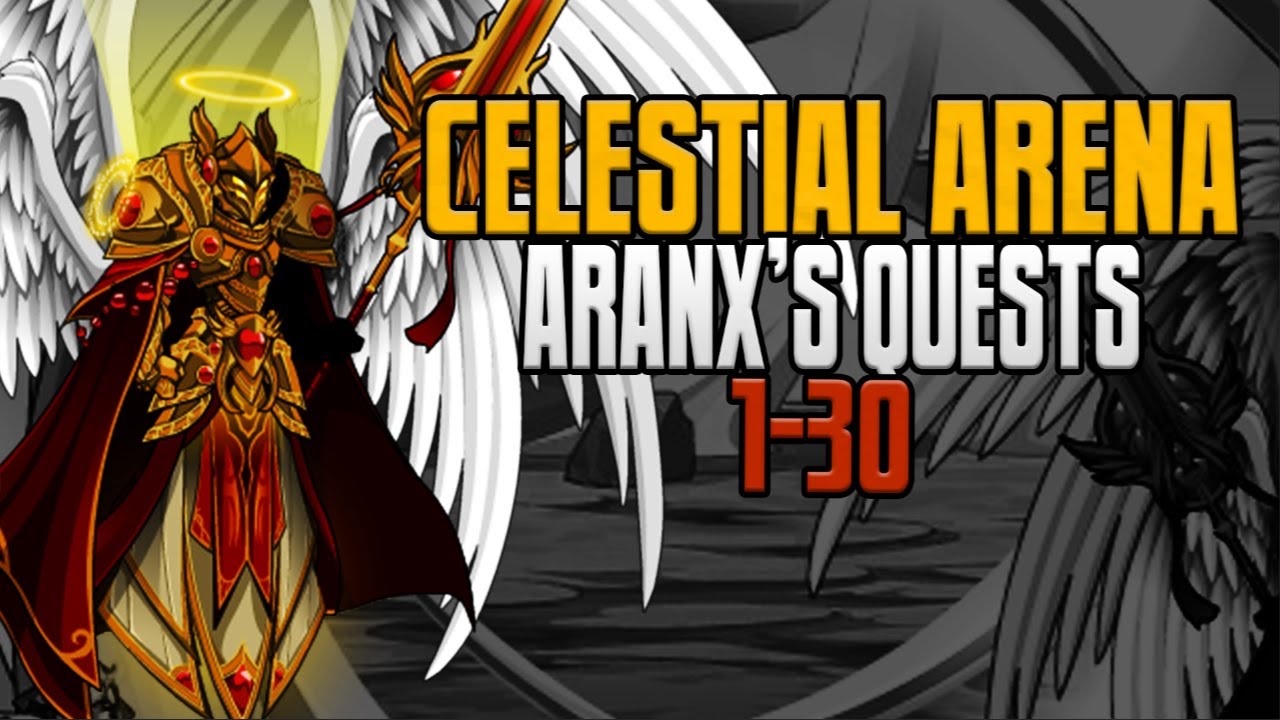 CELESTIAL ARENA QUESTS WALKTHROUGH (1-30 ARANX)