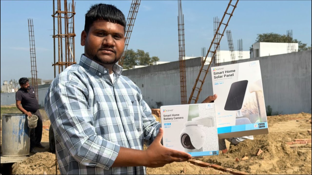 EZVIZ HB8 SOLAR CAMERA INSTALLATION | DAVINDER WLOGZ