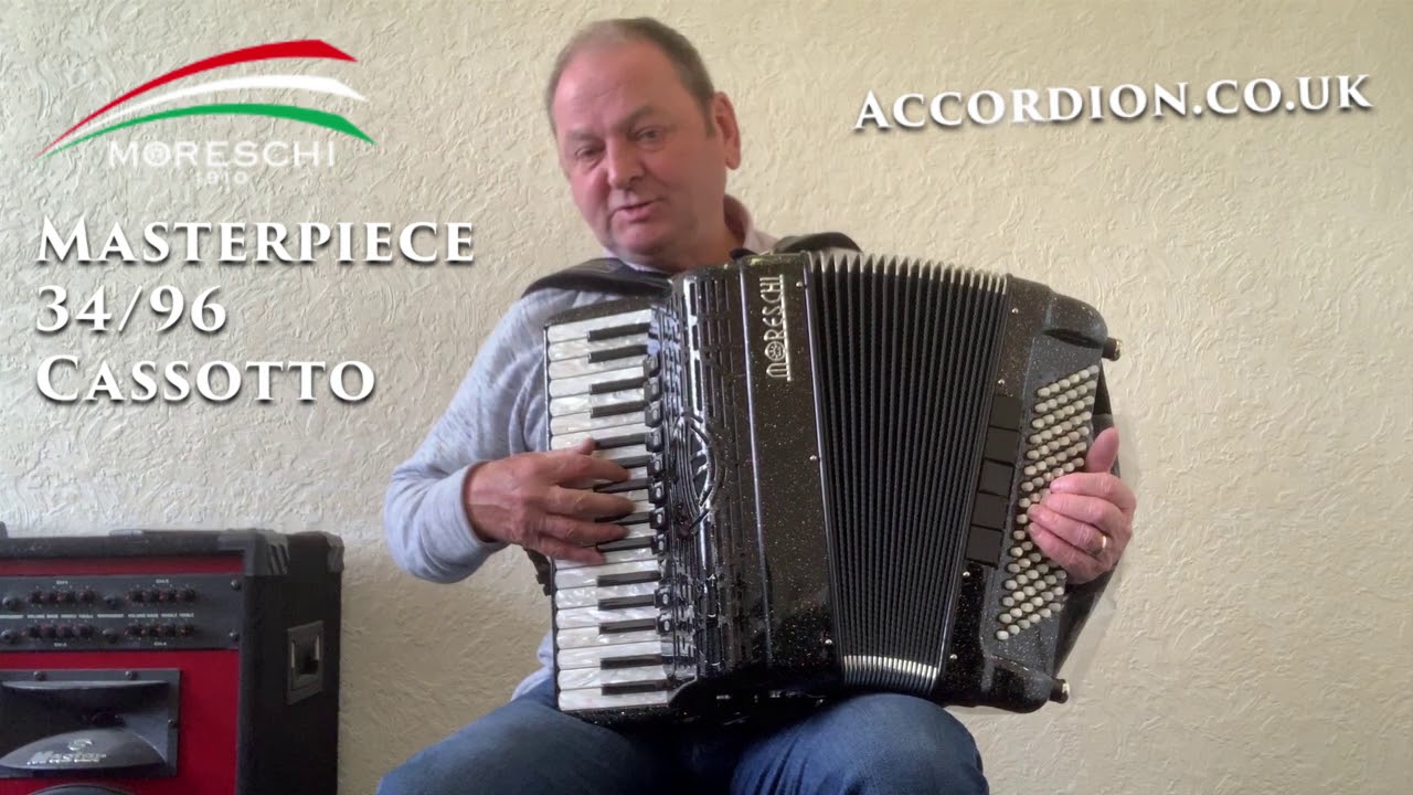 Moreschi Masterpiece 34/96 Double Cassotto Musette Piano Accordion