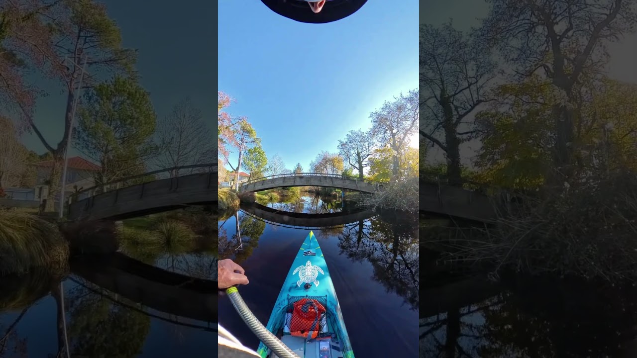 Bel apr&egrave;s-midi pour le SUP. #sanguinet #paddle #standuppaddle  #landes #leslandes #bassindarcachon