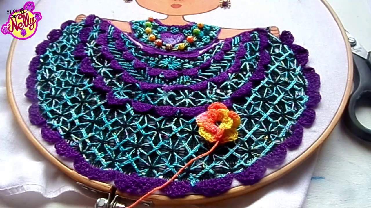 FRIDA BORDADA MODELO 2  (FALDA FINAL)