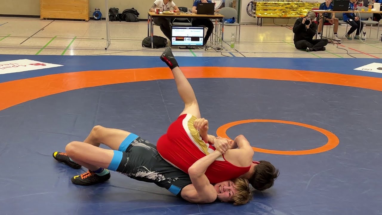 Wrestling / Ringen Einzelmeisterschaft Torgelow, Greco, Jugend A, 55 kg, Dalnaev - Felgendreff