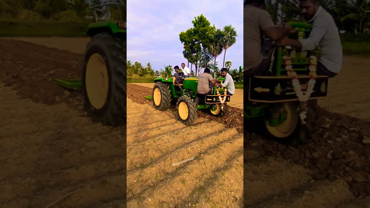 johndree 5050D 4wd 5 point cultivator performance #tractor #4wd #farming #agriculture