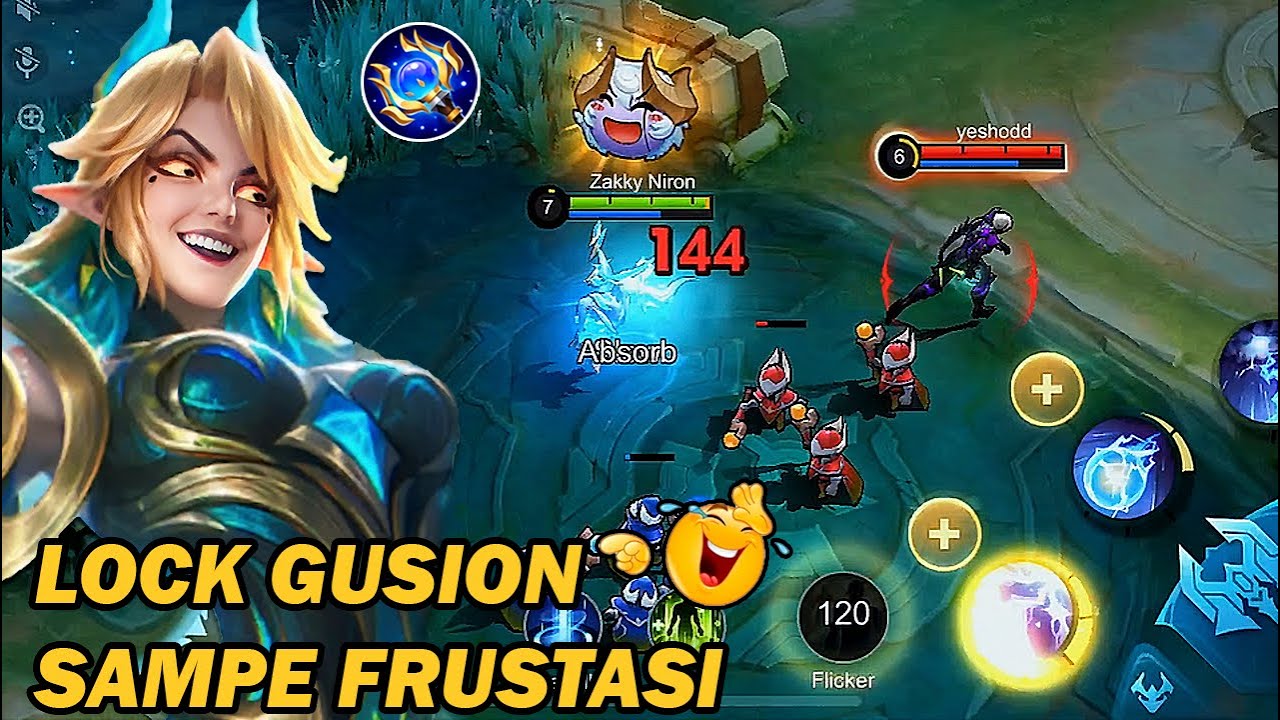EUDORA MODE DENDAM!! LOCK GUSION SI PALING JAGO SAMPE KESAL‼️- MLBB