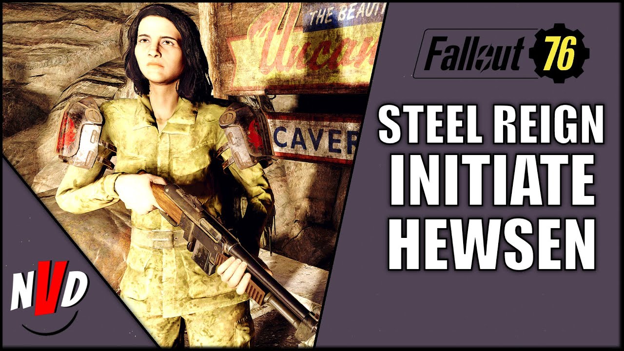 Fallout 76 Initiate Hewsen Steel Reign Brotherhood of Steel NPC