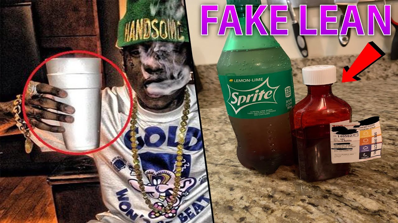 Sipping FAKE LEAN...