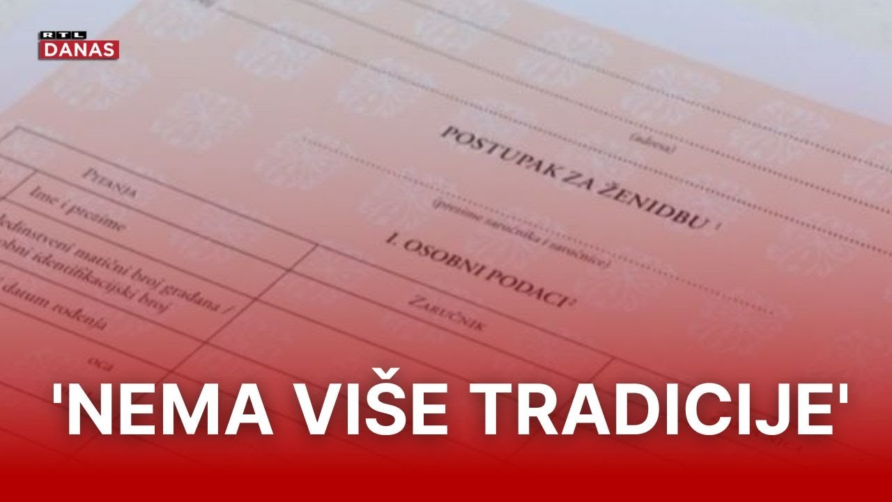 Sve više brakova, ali i razvoda. Jedna stvar posebno brine: 'Traju tri ili više godina' | RTL Danas