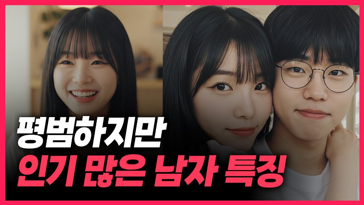 평범한데 여자한테 인기 많은 남자 (여자가 매력을 느끼는 남자의 원리)
