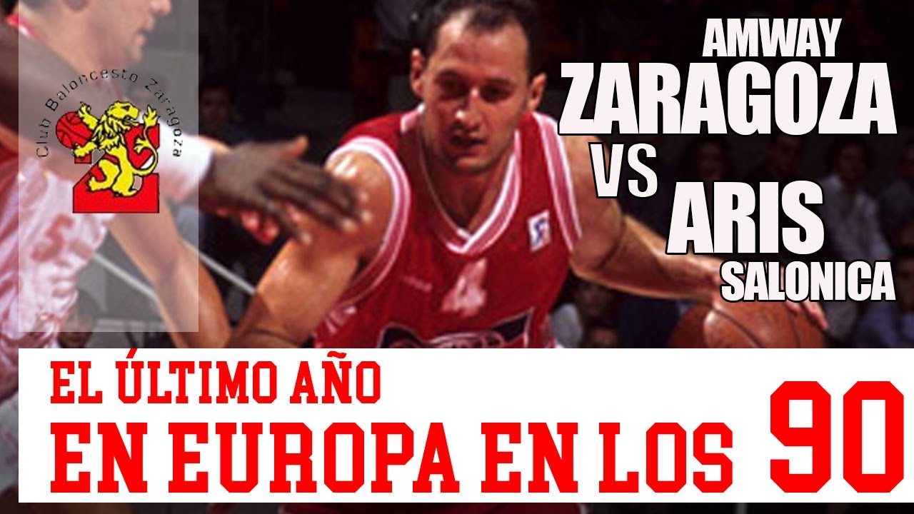 Copa Korac Amway Zaragoza-Aris Salonica 1995-96