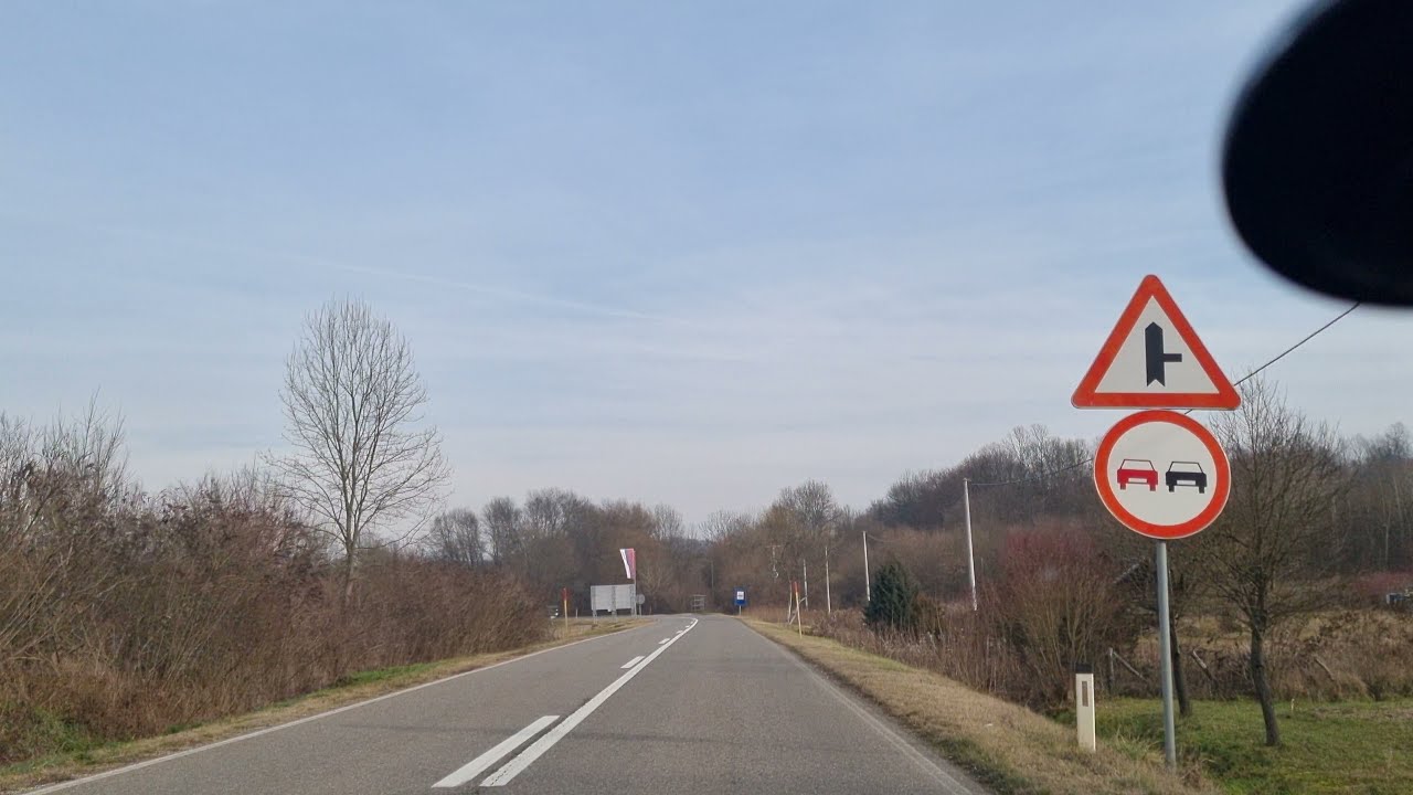 Bos.Brod-Svilaj-Osjecak-Prud-Bos.Samac-Domaljevac  4K 09.01.2022. #Posavina #Voznja #2022 #Bosna #4K
