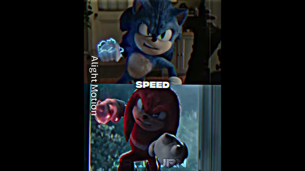 Movie Sonic VS Movie Knuckles