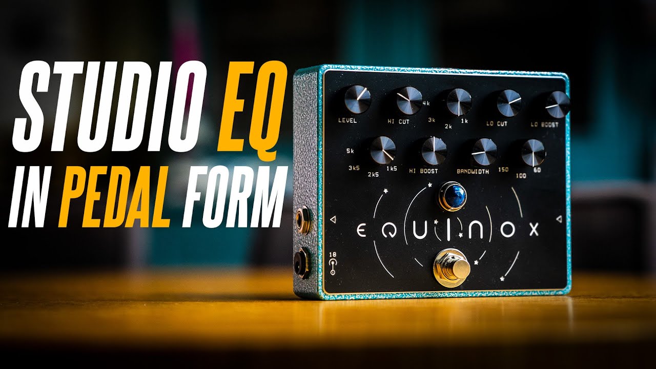 Pultec EQ in pedal form. It's BRILLIANT! The Spaceman Effects Equinox!