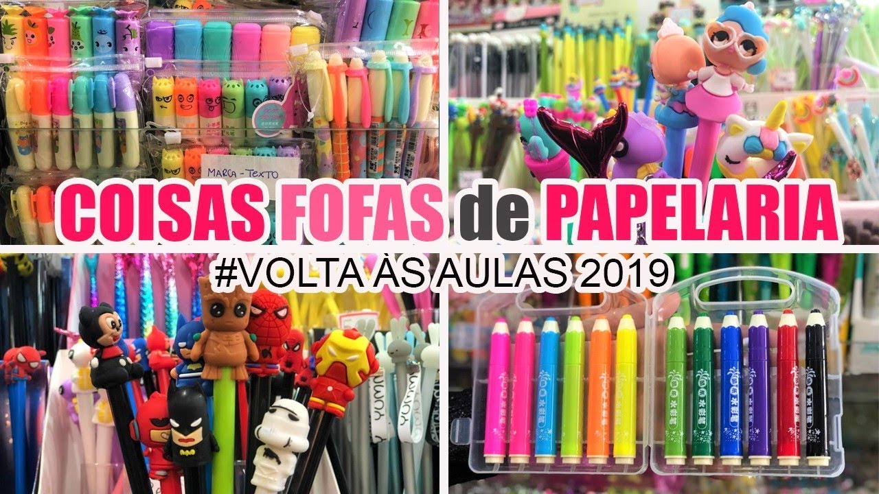 25 DE MARÇO - MATERIAL ESCOLAR 2019 - COISAS FOFAS DE PAPELARIA