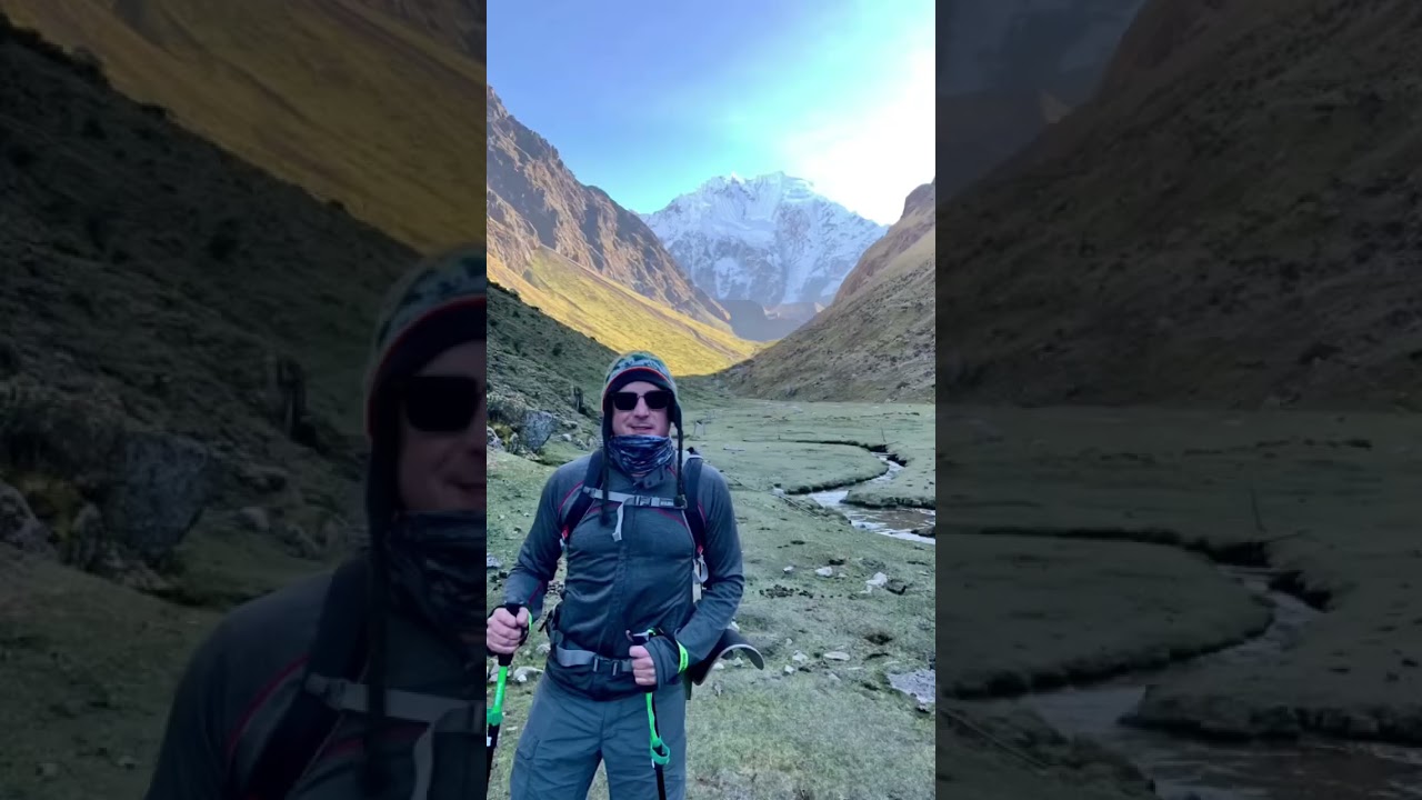 Hiking the Salkantay trail Machu Picchu #peru #salkantaytrek #cusco #hikingadventure #jetsetsolution