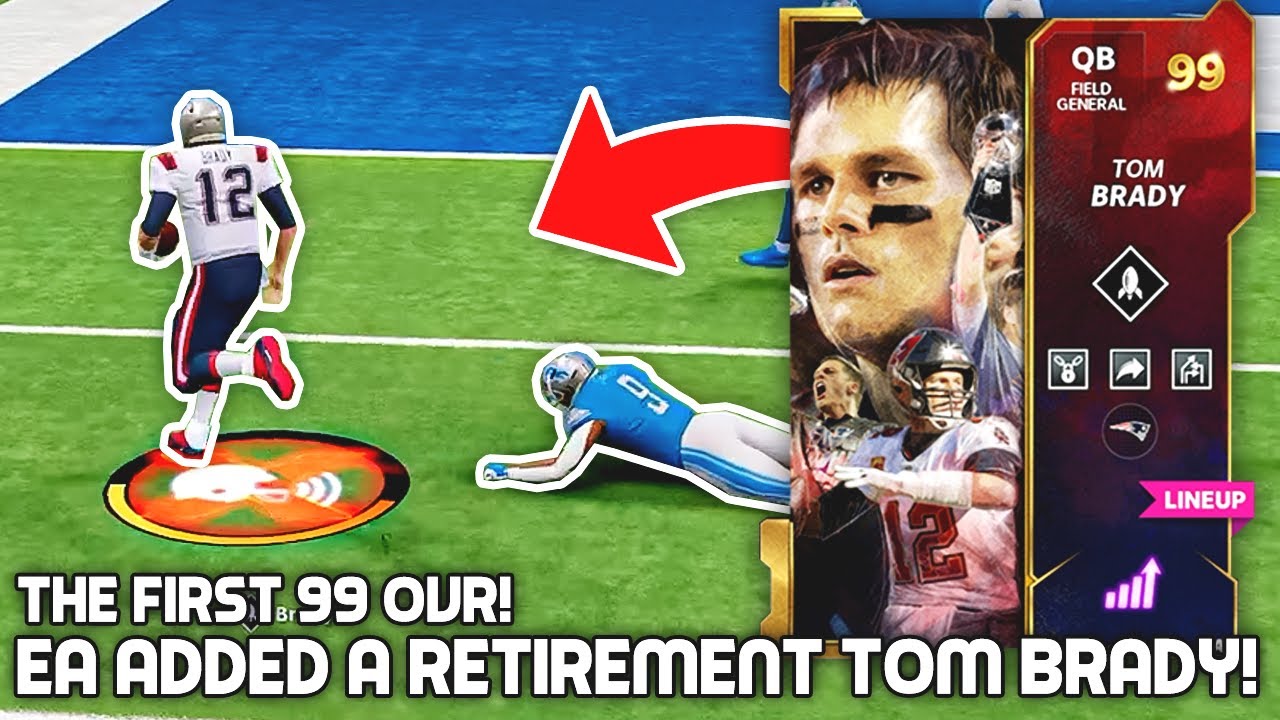 EA Added A RETIREMENT TOM BRADY Card! The First 99 OVR! Madden 22