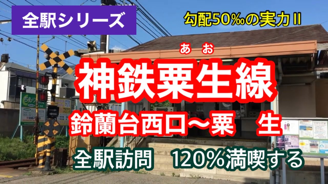 【全駅シリーズ】神鉄粟生線　鈴蘭台西口〜粟生　全駅訪問120％満喫する　勾配50パーミルの実力Ⅱ