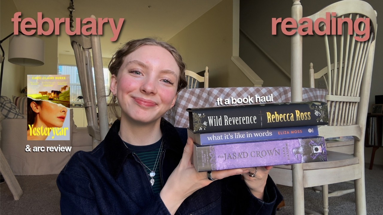 what i read in februray | life updates, arc review, and book haul!