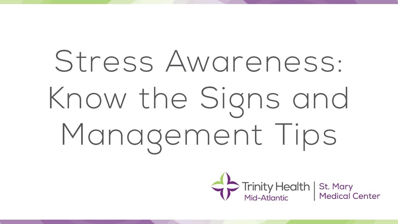 Stress Awareness Month: Take Care of Your Health