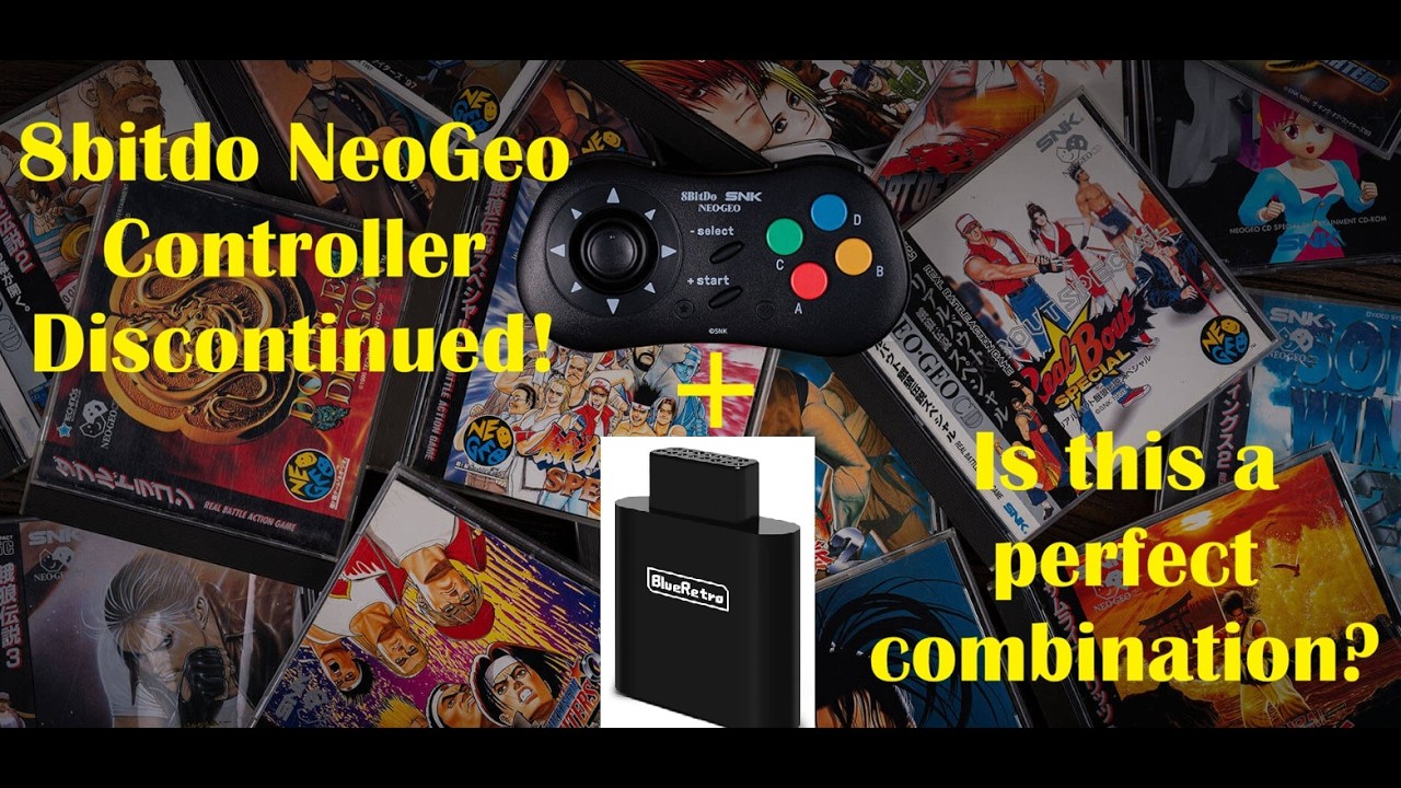 Is the 8bitdo NeoGeo controller discontinued? And is this Bluetooth adapter is a must have for AES+