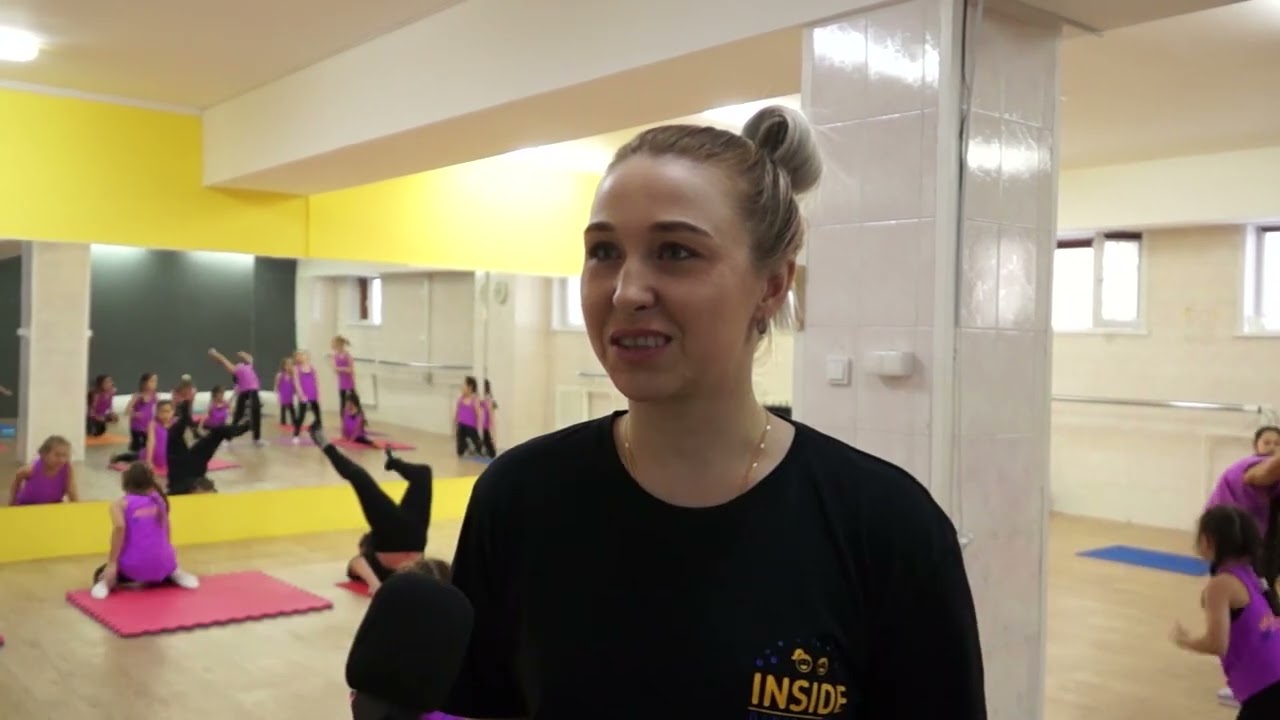Inside dance studio
