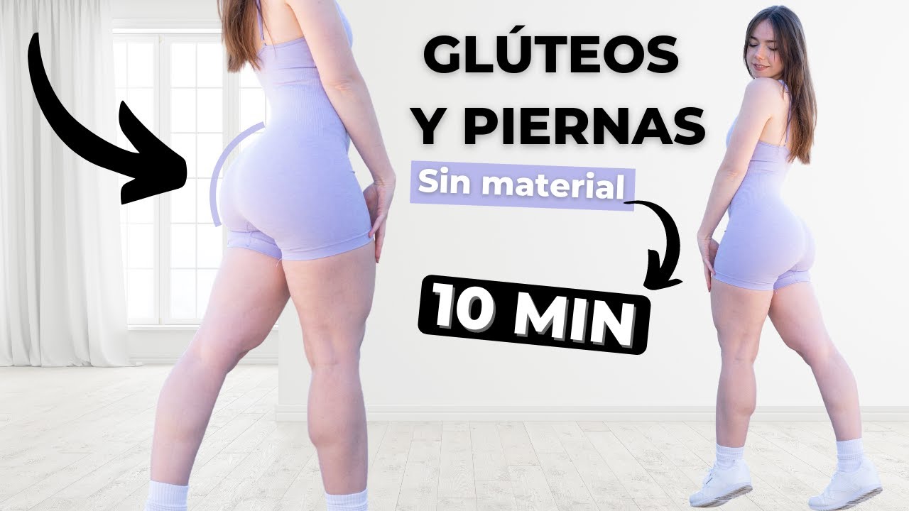 GLÚTEOS Y PIERNAS🍑 SIN MATERIAL!!