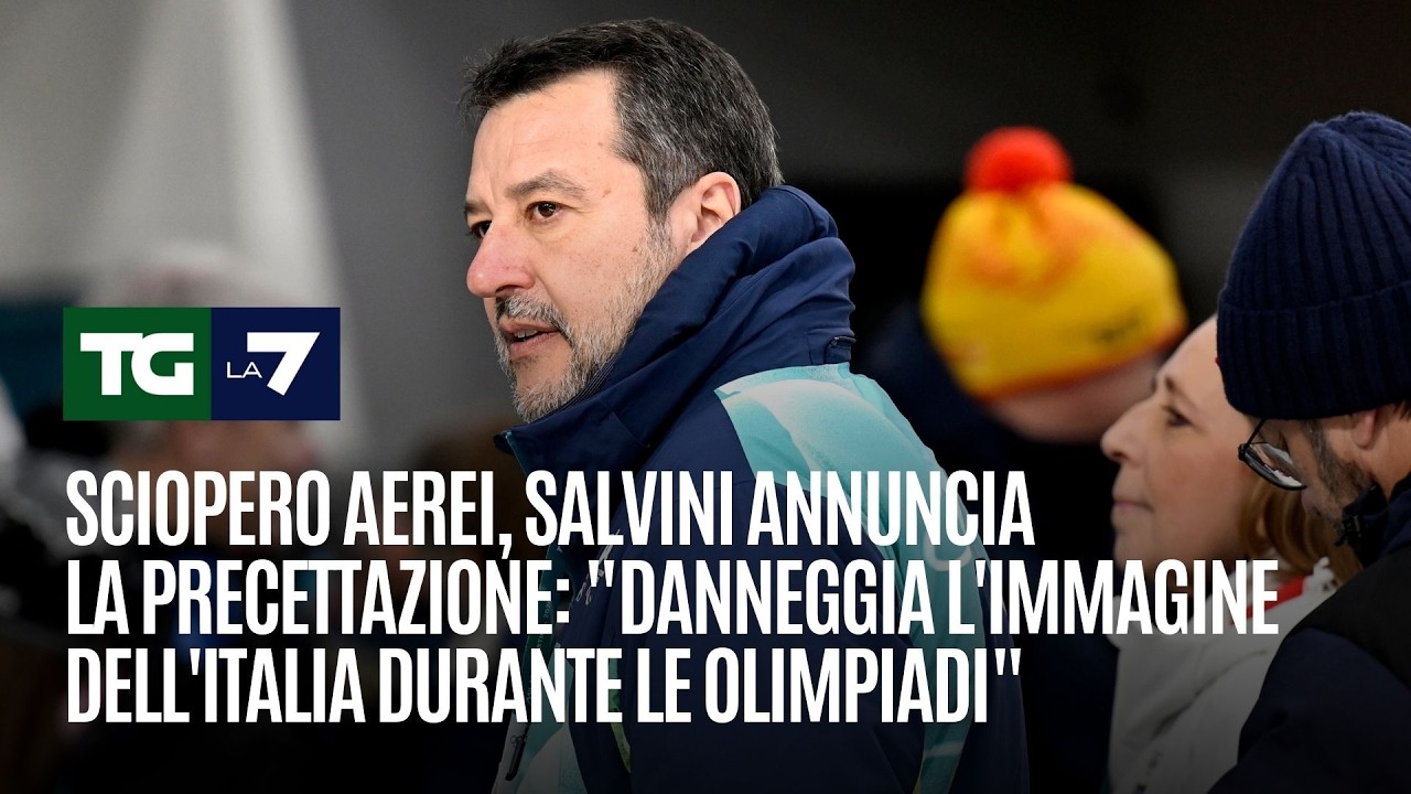 Sciopero aerei, Salvini annuncia la precettazione: 