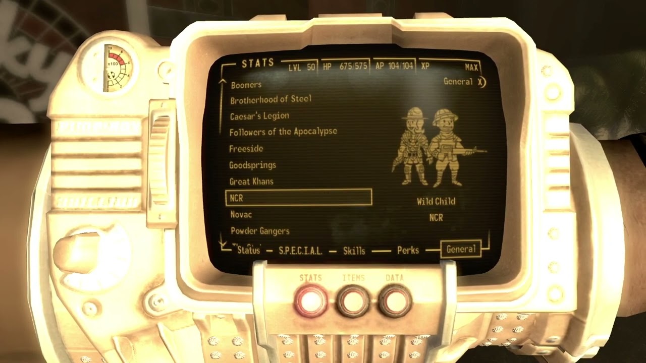 Reputation cheat Fallout New Vegas