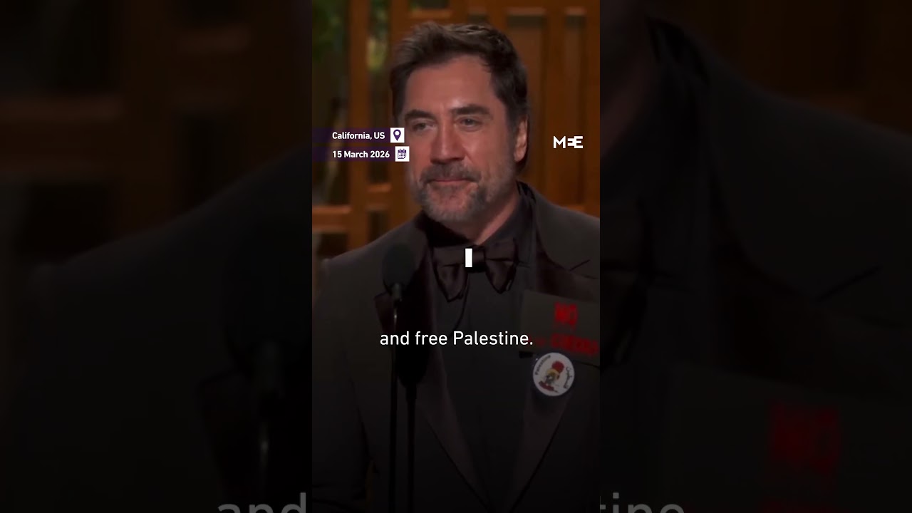 Javier Bardem condemns war and calls for free Palestine at Oscars