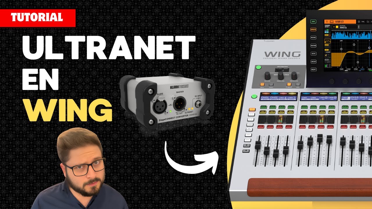 ¿Cómo tener Ultranet en la WING de Behringer?