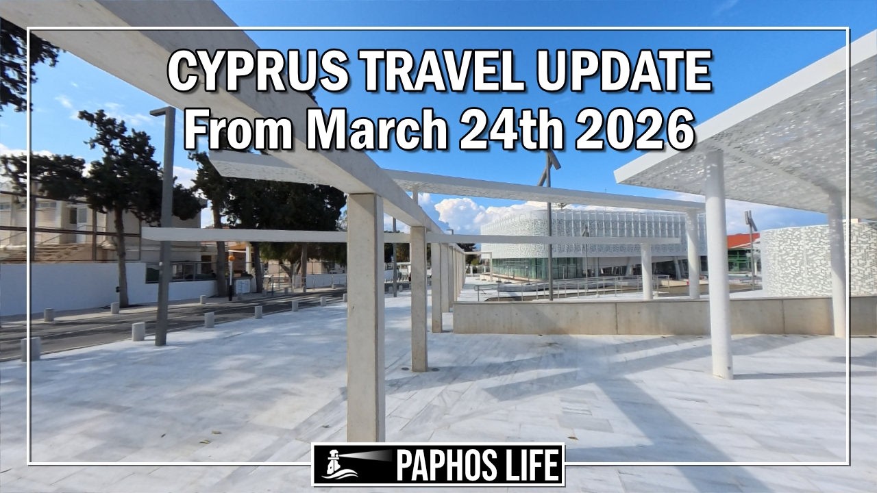 Latest Cyprus Travel Update From Paphos Old Town - March 24th, 2026