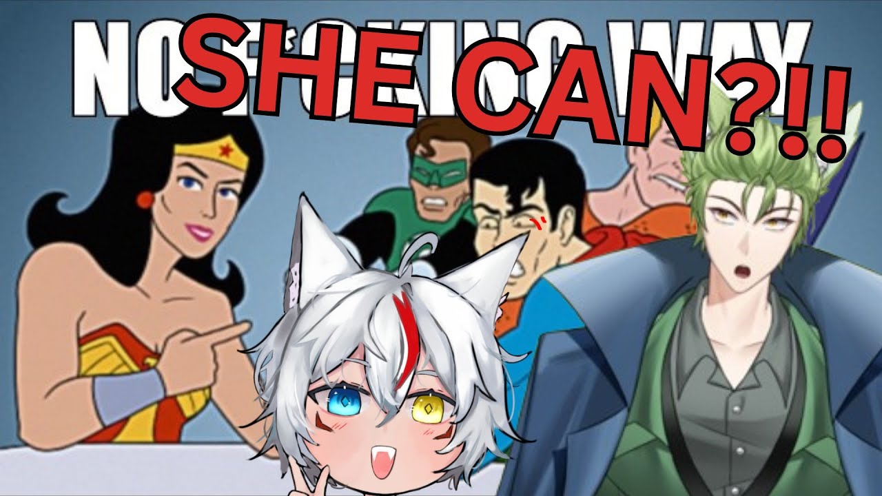 Vtubers React to Solid JJ | Wonder Woman's Powers are BULLSH*T