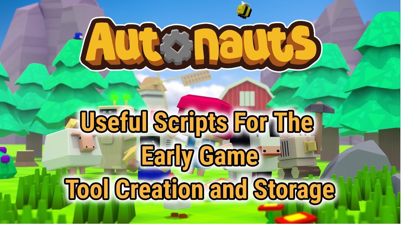 Autonauts How-To Guide - Automated Tool Creation/Storage Script For The Early Game [PS5 Gameplay]