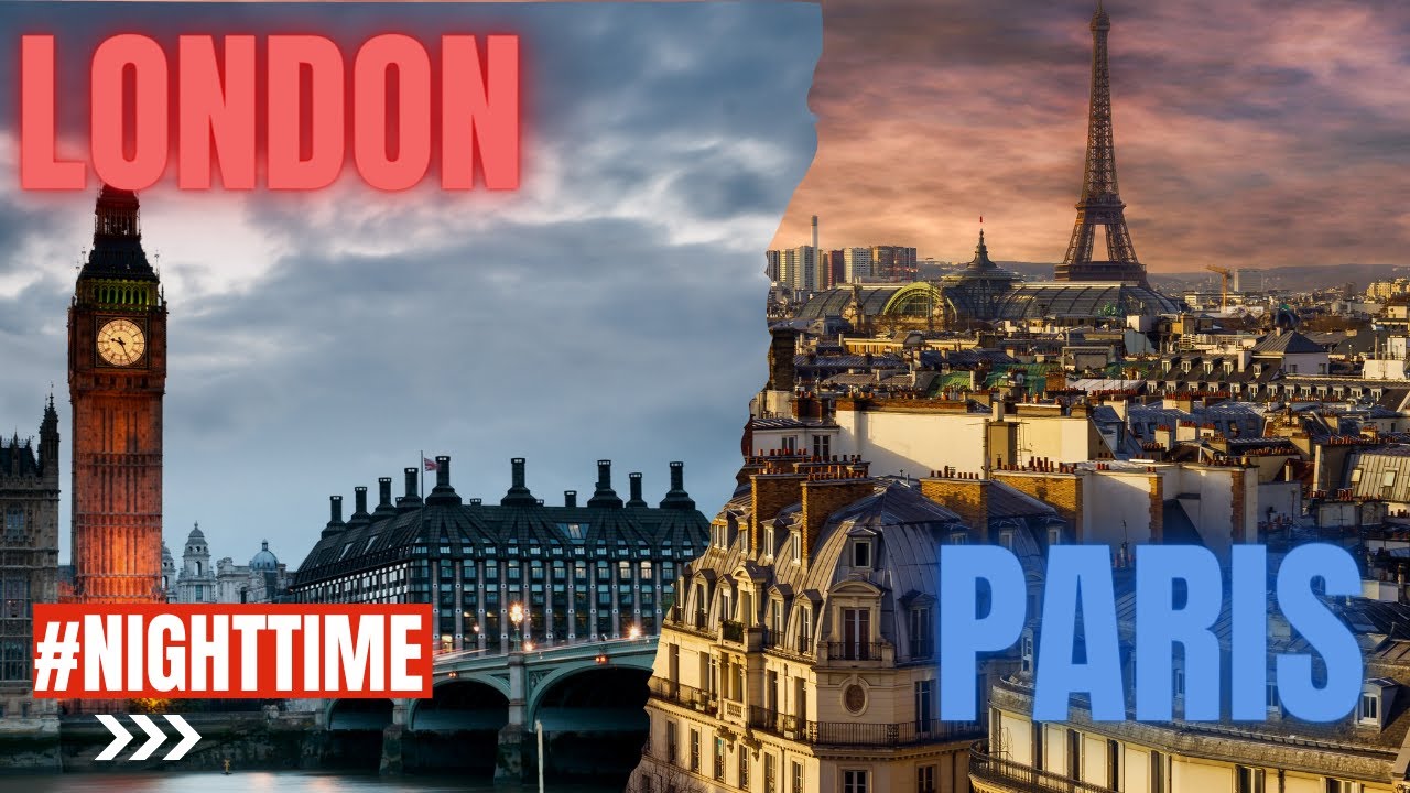 London Or Paris? Which City Is Your Favourite? | 2023 | Aerial Drone Drone Footage |#NoFilter |