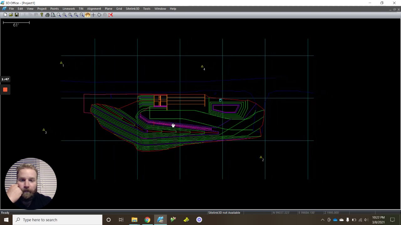 Creating a Topcon .TP3 File Using Office 3D