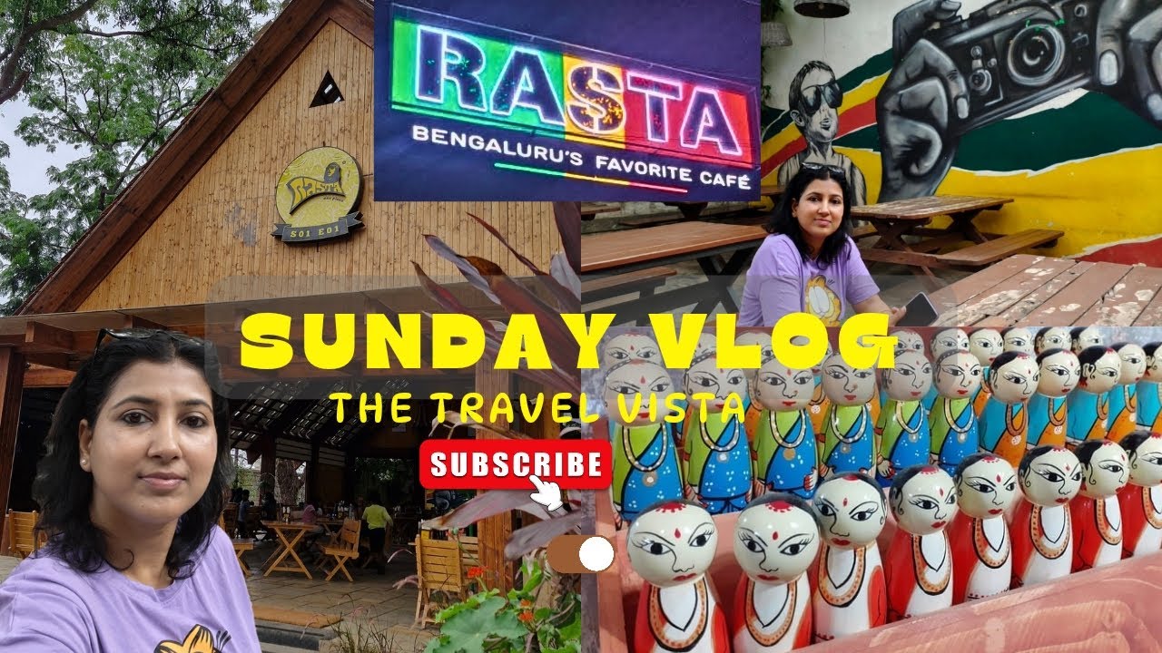 Sunday Vlog | Rasta Cafe Mysore Road | Breakfast drive | Channapatna Toy Shops | The Travel Vista