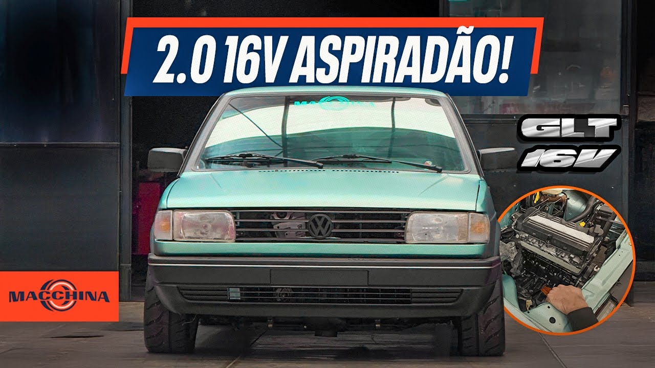 Gol GLT 16v aspirado com motor adaptado e pronto pra fazer escape!