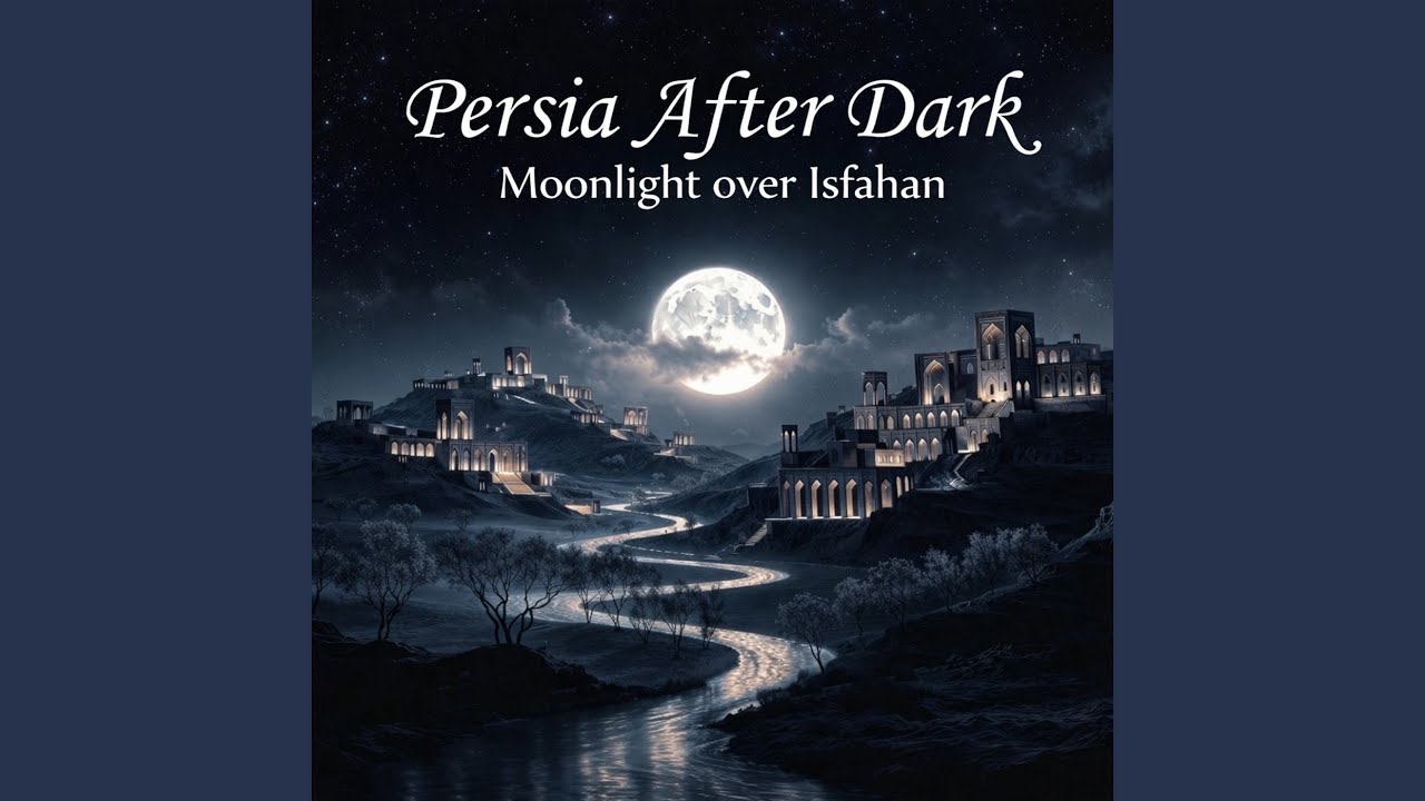 Persia After Dark-Moonlight Over Isfahan