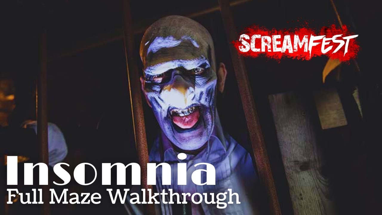 Insomnia 4K Screamfest Burton Full Maze Walkthrough