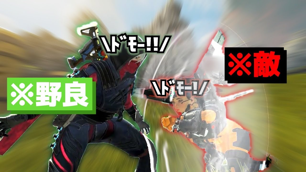 「可愛い敵と野良」が仲良くなってた【APEX】