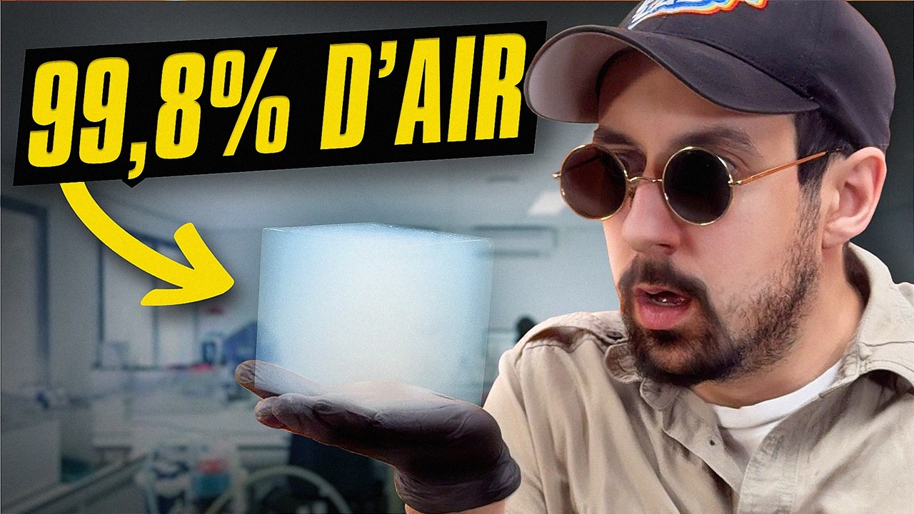 LA MATIÈRE LA PLUS LÉGÈRE DU MONDE ! (99,8% d'air)