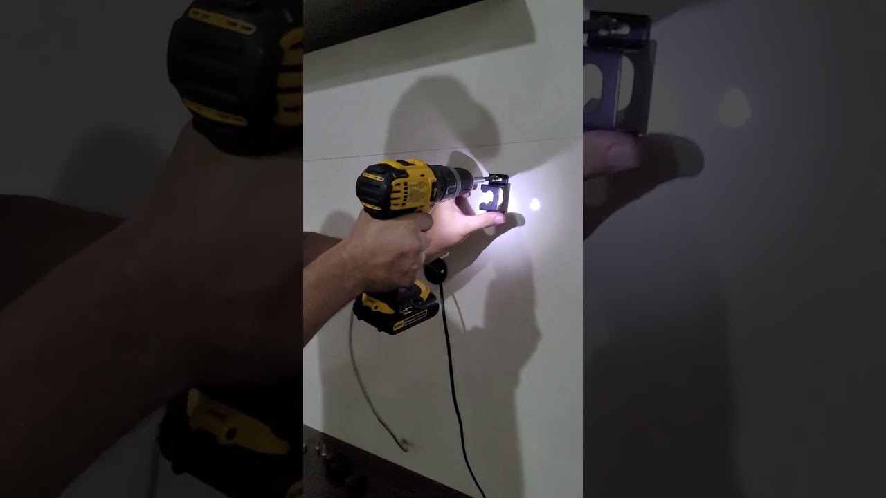 Instalar suporte para TV em painel de madeira mdf