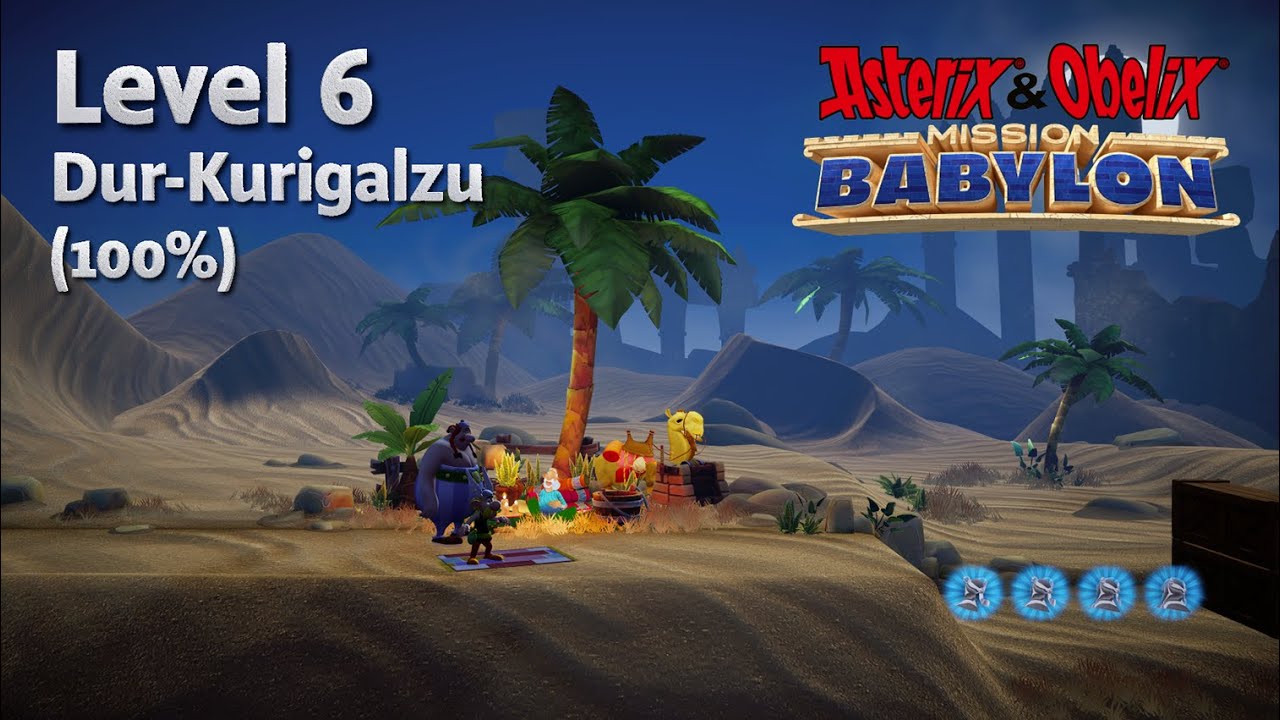 Asterix & Obelix - Mission Babylon - Level 6 - 100% [4K] - Dur-Kurigalzu