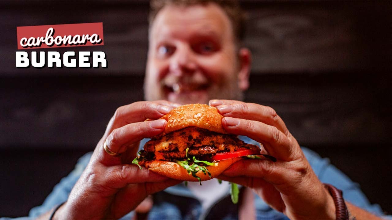 Hier mag je mij voor wakker maken! De 'CARBONARA' Smashburger