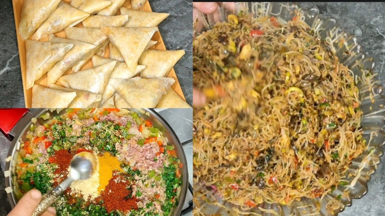 بريوات بالكفتة والشعرية بحشوة بنينة ومعركة وبطريقة ساهلة وكمية وفيرة ومع طريقة الاحتفاظ في المجمد