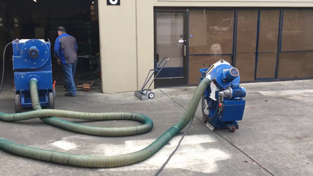 Blastrac Steel Shot Blaster EBE 350 Shotblaster Dust Collector abrasive floor