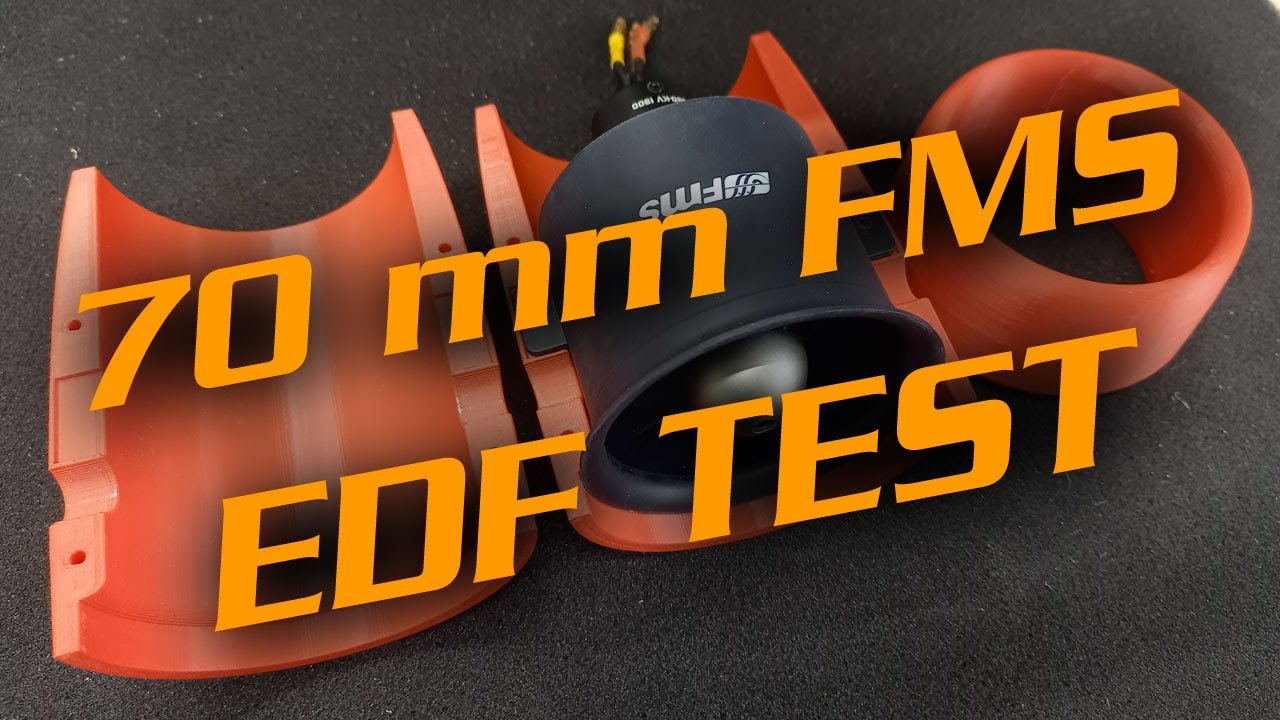 Test della ventola FMS da 70 mm. con batteria Li-Po a 6 celle