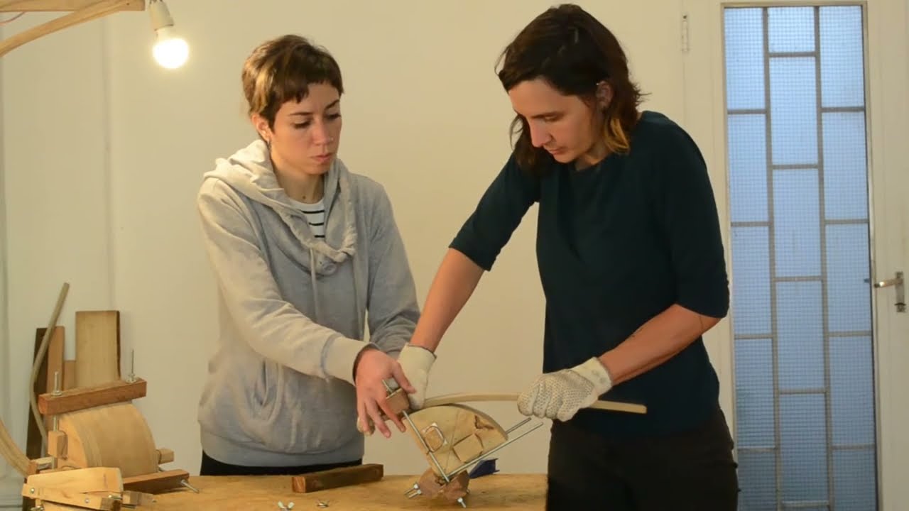 Taller de curvado de maderas al vapor. Video 4. La técnica