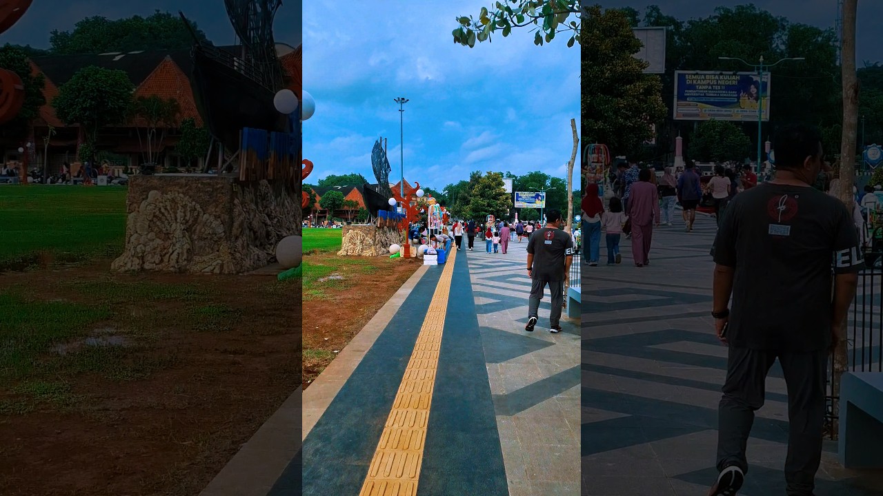 Beautiful nature in the alunalun area #shorts #viralvideo #viralshorts
