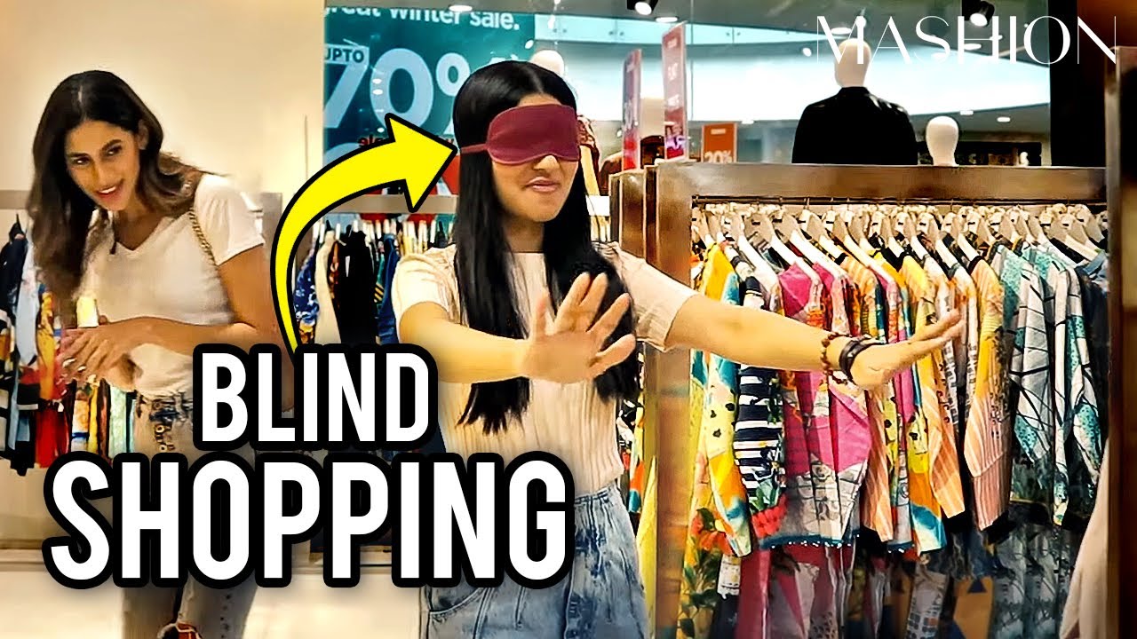 Blindfold Shopping Challenge | Sona Memon And Fatima Hasan | Mashion x Ideas Pret