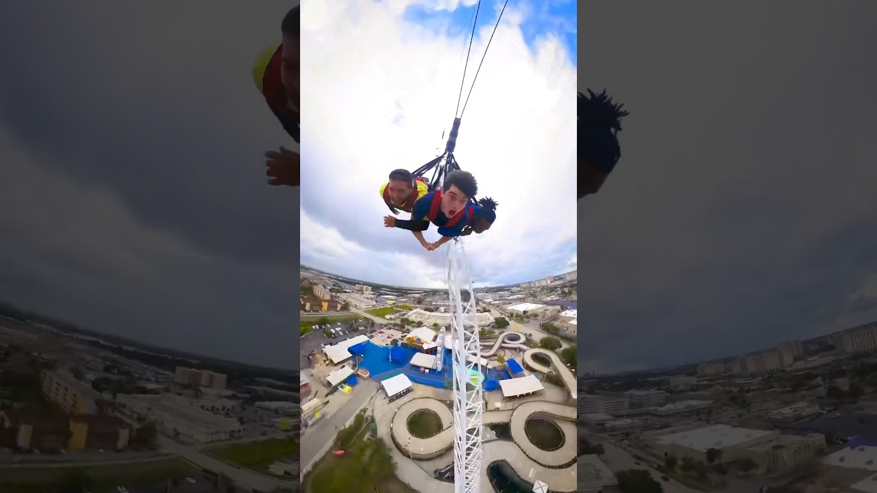 250 foot human swing! #shorts